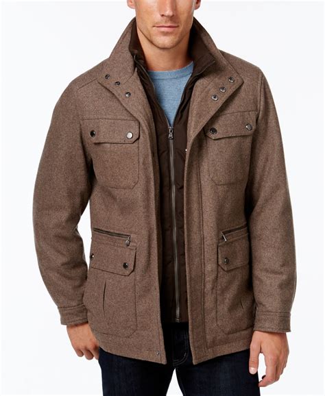 macy's michael kors mens coats|Michael Kors coats for men.